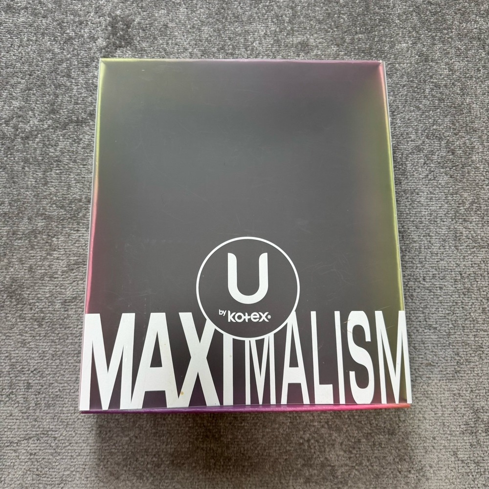 U by Kotex Maximalism Denim Jeans Embroidered Clear Pocket Promotional Size 34 - Picture 10 of 11